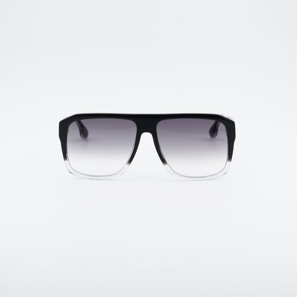 Victoria Beckham VB671S 009 Sunglasses Black Crystal Square Frame, Grey Lenses main image 8